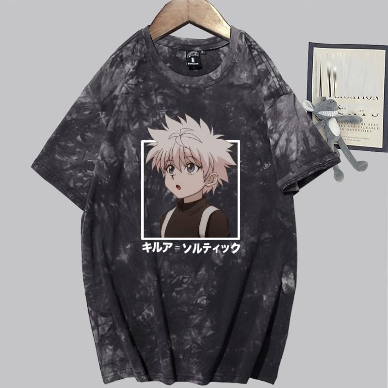 Men's T-Shirts X Anime T-shirt Fashion Short Sleeve O-neck Casual Tie Dye Uniex Cloths, Black
Men's T-Shirts X Anime T-shirt Fashion Short Sleeve O-neck Casual Tie Dye Uniex Cloths, Black