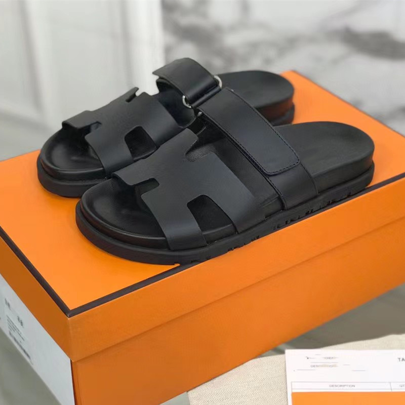 huostar Slippers H Brand Designer Sandals Hook&Loop Casual Shoes Leather Flat Slippers Outer Seaside 4 style with box, Black leather
huostar Slippers H Brand Designer Sandals Hook&Loop Casual Shoes Leather Flat Slippers Outer Seaside 4 style with box, Black leather
