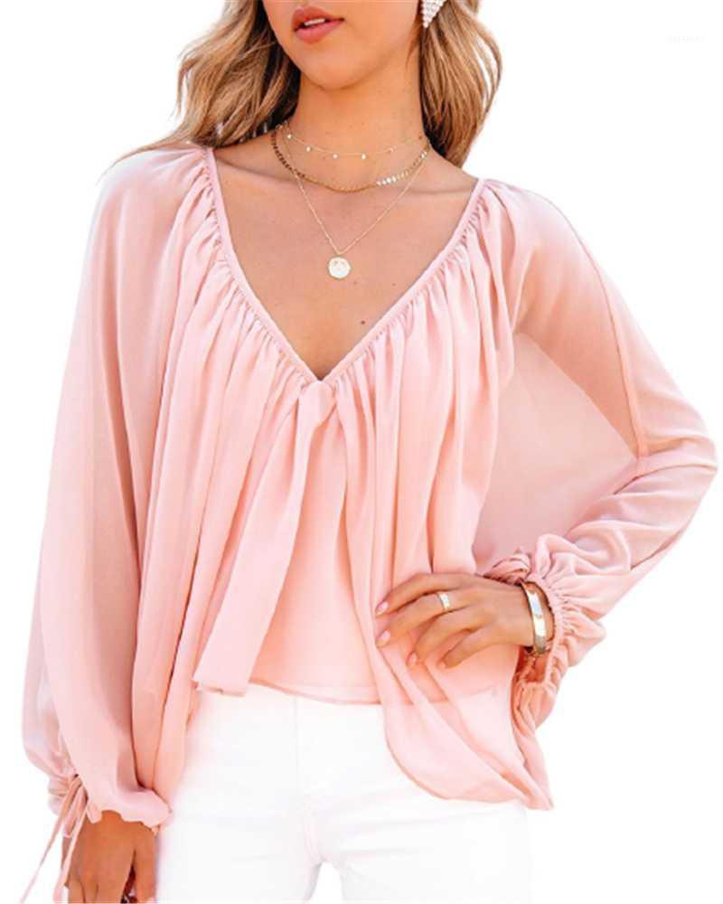 Women' Blouses & Shirts Autumn Women Vintage Bat Shirt Casual Solid V-Neck Long Sleeve Cut Out Lace Up At Back Blouse For 2022 Femme White, 18176 white
Women' Blouses & Shirts Autumn Women Vintage Bat Shirt Casual Solid V-Neck Long Sleeve Cut Out Lace Up At Back Blouse For 2022 Femme White, 18176 white