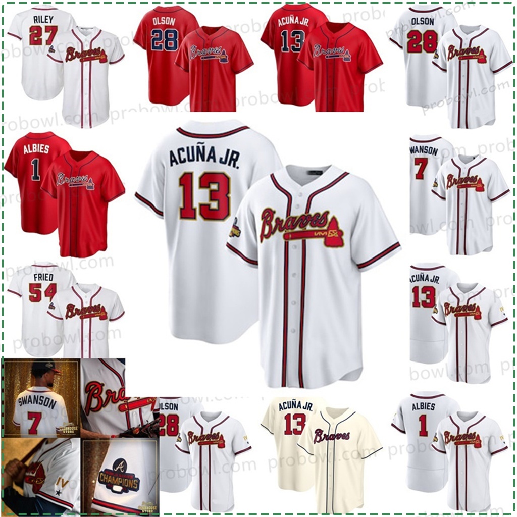 New Atlanta Ronald Acuna Jr. 2022 Gold Program Baseball Jerseys Dansby Swanson Matt Olson Austin Riley Eddie Rosario Marcell Ozuna Kenley Jansen Albies Max Fried, 2021 city connect womens s-xxl
New Atlanta Ronald Acuna Jr. 2022 Gold Program Baseball Jerseys Dansby Swanson Matt Olson Austin Riley Eddie Rosario Marcell Ozuna Kenley Jansen Albies Max Fried, 2021 city connect womens s-xxl