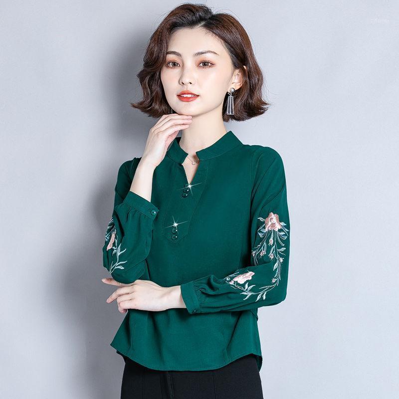 Women' Blouses & Shirts Blouse Women Casual Shirt Long Sleeve Loose Top Fall Clothing Blusas Mujer De Moda, Green
Women' Blouses & Shirts Blouse Women Casual Shirt Long Sleeve Loose Top Fall Clothing Blusas Mujer De Moda, Green