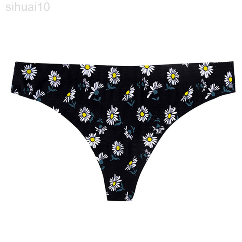Women Sexy Floral Lingerie Seduction Low Waist Briefs Thong No Track Breathable Underwear Female G String Intimates L220802
Women Sexy Floral Lingerie Seduction Low Waist Briefs Thong No Track Breathable Underwear Female G String Intimates L220802