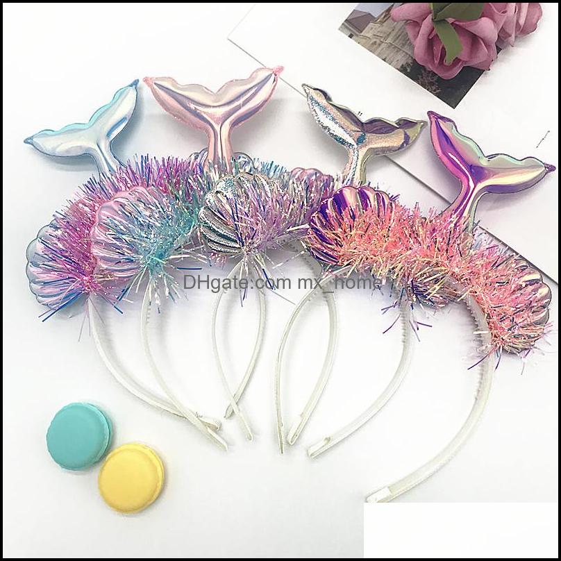 New Design Mermaid Hair Sticks Baby Girl Lovely Crown Headband Fish Scale Shinny Children Xmas Halloween Accessories Kids Drop Delivery 2021, Randomly send 4 colors
New Design Mermaid Hair Sticks Baby Girl Lovely Crown Headband Fish Scale Shinny Children Xmas Halloween Accessories Kids Drop Delivery 2021, Randomly send 4 colors