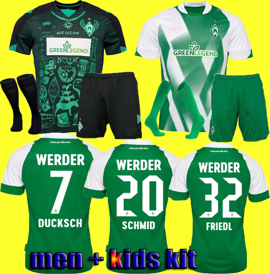 22 23 Werder Bremen SPECIAL SOCCER JERSEY Marvin Ducksch Leonardo Bittencourt BLACK GREEN 2022-2023 How Deep is Your Love football shirts TOP THAILAND men kids kit
22 23 Werder Bremen SPECIAL SOCCER JERSEY Marvin Ducksch Leonardo Bittencourt BLACK GREEN 2022-2023 How Deep is Your Love football shirts TOP THAILAND men kids kit