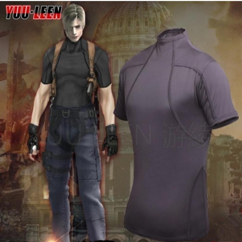 Resident Evil 4 Leon kennedy Cosplay Tee Shirt Short Sleeve Men's T-shirt Tight Outdoor Sport Tactical T - shirt241M, Grey
Resident Evil 4 Leon kennedy Cosplay Tee Shirt Short Sleeve Men's T-shirt Tight Outdoor Sport Tactical T - shirt241M, Grey