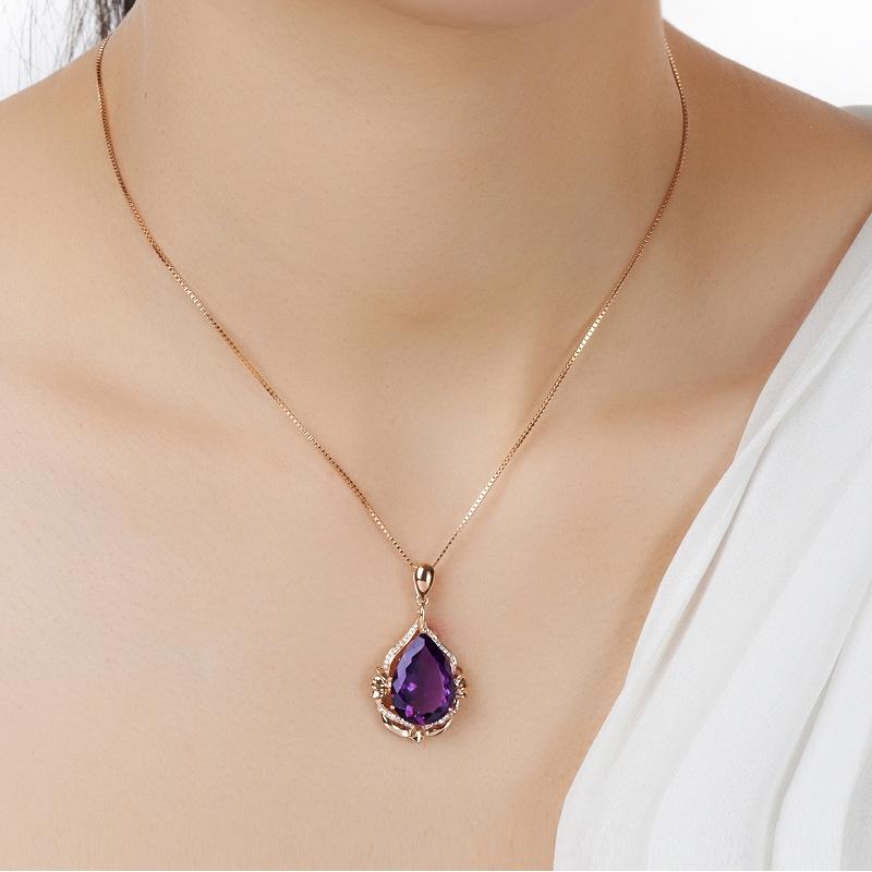 Pendant Necklaces Piece Women Fashion Mermaid Amethyst Necklace Luxury 18K Rose Gold JewelryPendant
Pendant Necklaces Piece Women Fashion Mermaid Amethyst Necklace Luxury 18K Rose Gold JewelryPendant