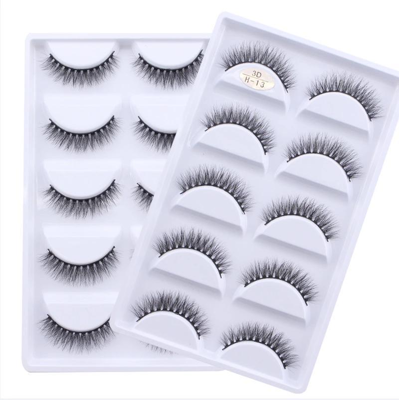 False Eyelashes Wholesale 2/5/10 Boxes Faux Mink Natural 3d Lashes Makeup Volume In Bulk Cilios H13 E08False
False Eyelashes Wholesale 2/5/10 Boxes Faux Mink Natural 3d Lashes Makeup Volume In Bulk Cilios H13 E08False