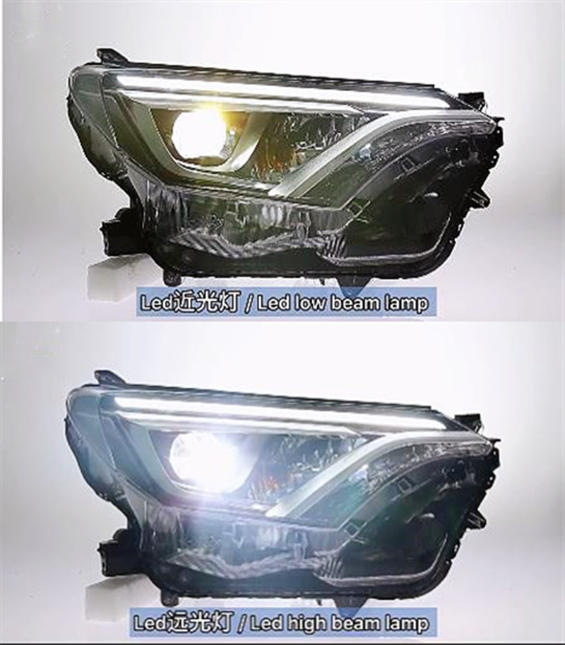 Auto Lights For RAV4 LED Headlight 20 17-20 18 Headlights LED Bulb Dynamic Turn Signal Headlamp Daytime Running Light