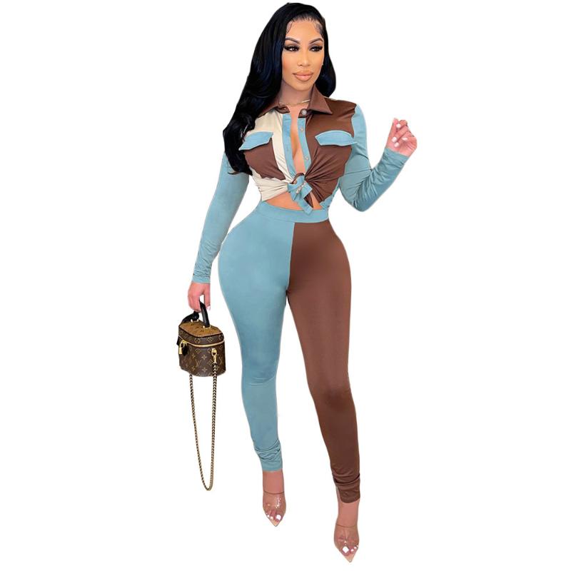 Women' Two Piece Pants Elegant Patchwork Set Outfits Sweatsuit Tracksuits Legging Suit And Long Sleeve Shirts Matching, Green
Women' Two Piece Pants Elegant Patchwork Set Outfits Sweatsuit Tracksuits Legging Suit And Long Sleeve Shirts Matching, Green