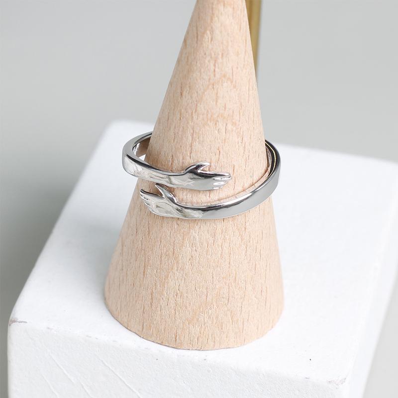 Cluster Rings Good-looking Silver Ring Trendy Resizable Fine Jewelry Loop Antique Gold Hands Hug Shaped For Women Girl Gift KofoCluster
Cluster Rings Good-looking Silver Ring Trendy Resizable Fine Jewelry Loop Antique Gold Hands Hug Shaped For Women Girl Gift KofoCluster