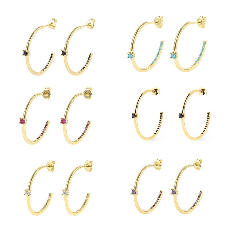 Hoop & Huggie Aide Gold Color Silver 22mm Big Circle Earrings Women Luxury Colored Zircon Crystal Pave Exaggerate BrincosHoop
Hoop & Huggie Aide Gold Color Silver 22mm Big Circle Earrings Women Luxury Colored Zircon Crystal Pave Exaggerate BrincosHoop