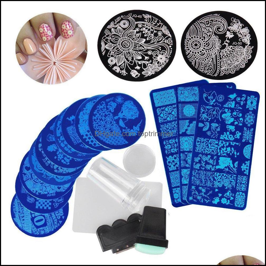 13Pcs Lace Rose Flower Forest Image Nail Plates add 2 Stamper Scraper Set Art Stam Plate Tools Drop Delivery 2021 Templates Salon Health Bea
13Pcs Lace Rose Flower Forest Image Nail Plates add 2 Stamper Scraper Set Art Stam Plate Tools Drop Delivery 2021 Templates Salon Health Bea