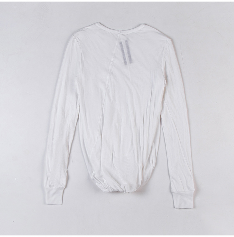 Rick Double Layer Thin Knitted Cotton Owens T-shirts New Loose Cotton T-shirt Men' and Women' Casual Oversized Tee, White
Rick Double Layer Thin Knitted Cotton Owens T-shirts New Loose Cotton T-shirt Men' and Women' Casual Oversized Tee, White