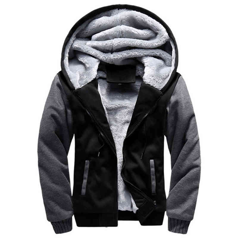 2022 New Men Hoodies Winter Thick Warm Fleece Zipper Coat Sportwear Male Streetwear Sweatshirts 4xl 5xl, Grey
2022 New Men Hoodies Winter Thick Warm Fleece Zipper Coat Sportwear Male Streetwear Sweatshirts 4xl 5xl, Grey