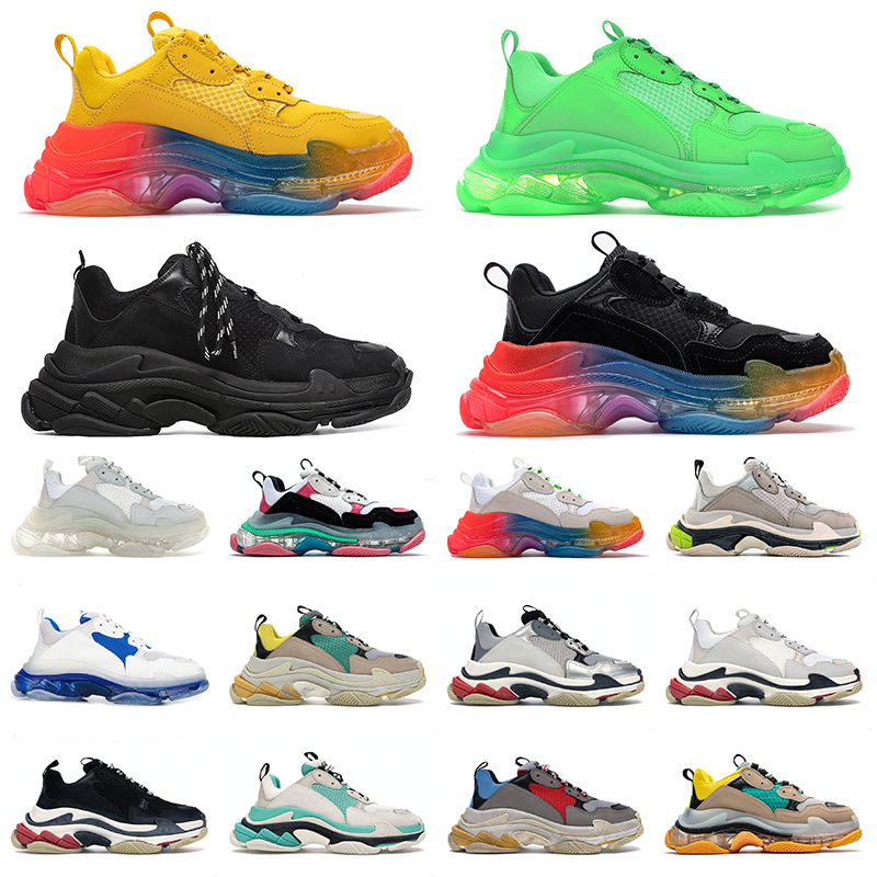 Triple S Fashion Casual Shoes Clear Sole Bottom Paris 17FW Mens Designer Sneakers Vintage Dad Platform Women Luxury Sports outdoor Trainers, Box
Triple S Fashion Casual Shoes Clear Sole Bottom Paris 17FW Mens Designer Sneakers Vintage Dad Platform Women Luxury Sports outdoor Trainers, Box