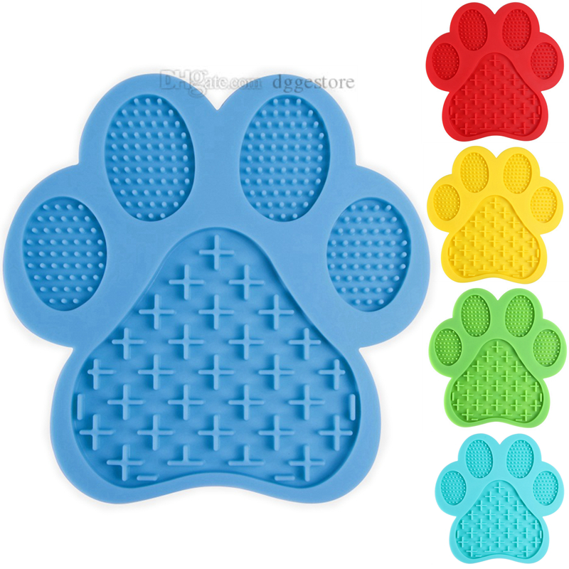 Dog Slow Feeder Cat lick mats Claw Shape Pet Licking Pad Slows Feeders Dogs Bowl Food grade silica gel does not contain BPA Safe No-Toxic Training Plate Wholesale J02
Dog Slow Feeder Cat lick mats Claw Shape Pet Licking Pad Slows Feeders Dogs Bowl Food grade silica gel does not contain BPA Safe No-Toxic Training Plate Wholesale J02