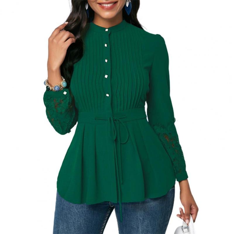 Women's Blouses & Shirts Women Blouse Eye-catching Super Soft Polyester Lady Winter Slim Tops And Shirt Casual Garment For Daily Wear, Blue
Women's Blouses & Shirts Women Blouse Eye-catching Super Soft Polyester Lady Winter Slim Tops And Shirt Casual Garment For Daily Wear, Blue