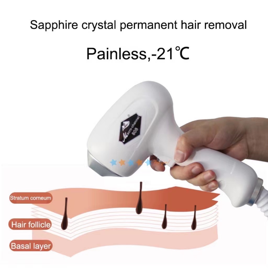 Painless ice Hair Removal laser beauty machine