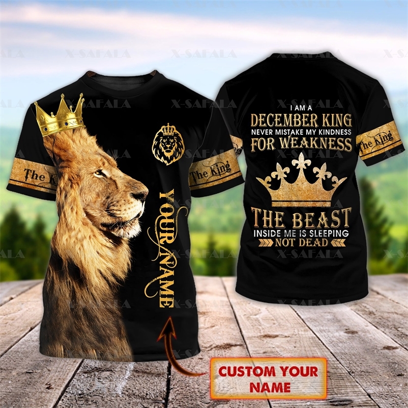 THE KING - Jesus and Lion Custom Name 3D Printed Tee High Quality T-shirt Summer Round Neck Men Female Casual Short Sleeve Top-1 220619, D809 10
THE KING - Jesus and Lion Custom Name 3D Printed Tee High Quality T-shirt Summer Round Neck Men Female Casual Short Sleeve Top-1 220619, D809 10