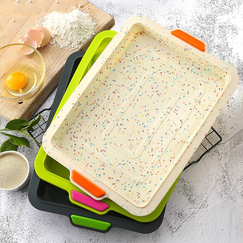 Baking Moulds Square Silicone Tray Pan Mold Bread Cake Bakeware Mould DIY Form High Temperature Resistant Tool
Baking Moulds Square Silicone Tray Pan Mold Bread Cake Bakeware Mould DIY Form High Temperature Resistant Tool