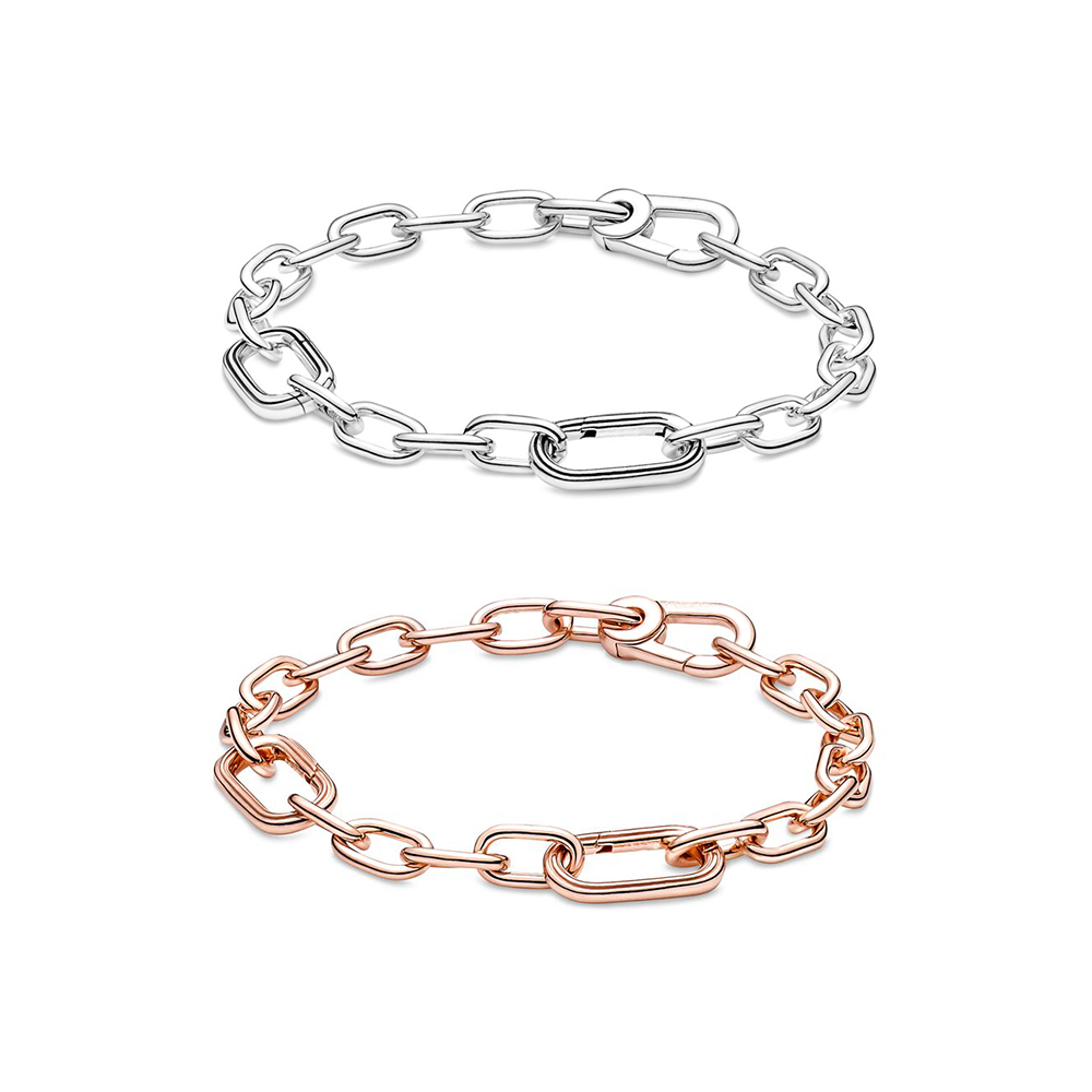 New High Quality 925 Sterling Silver Bracelets Pan ME Link Chain Bracelet Fit Women Party Gifts DIY Jewellery With Original Box
New High Quality 925 Sterling Silver Bracelets Pan ME Link Chain Bracelet Fit Women Party Gifts DIY Jewellery With Original Box