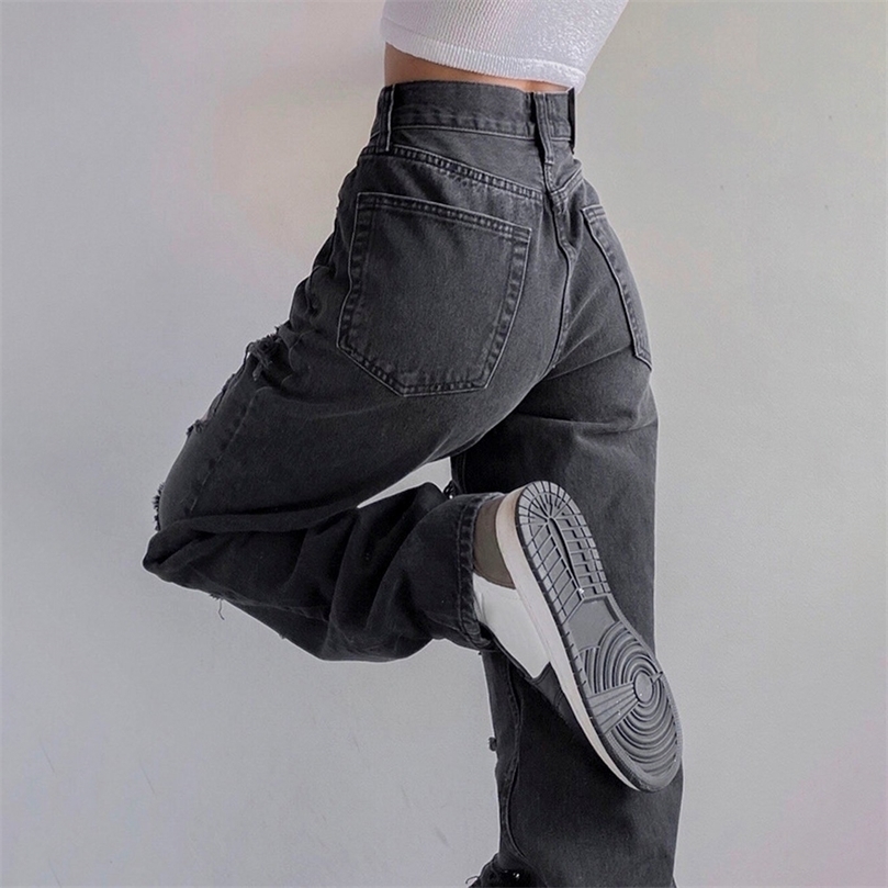 Women's Y2K Pants Fashion Loose Jeans For Women High Waist Trousers Casual Autumn Winter Mom 220402, Black
Women's Y2K Pants Fashion Loose Jeans For Women High Waist Trousers Casual Autumn Winter Mom 220402, Black