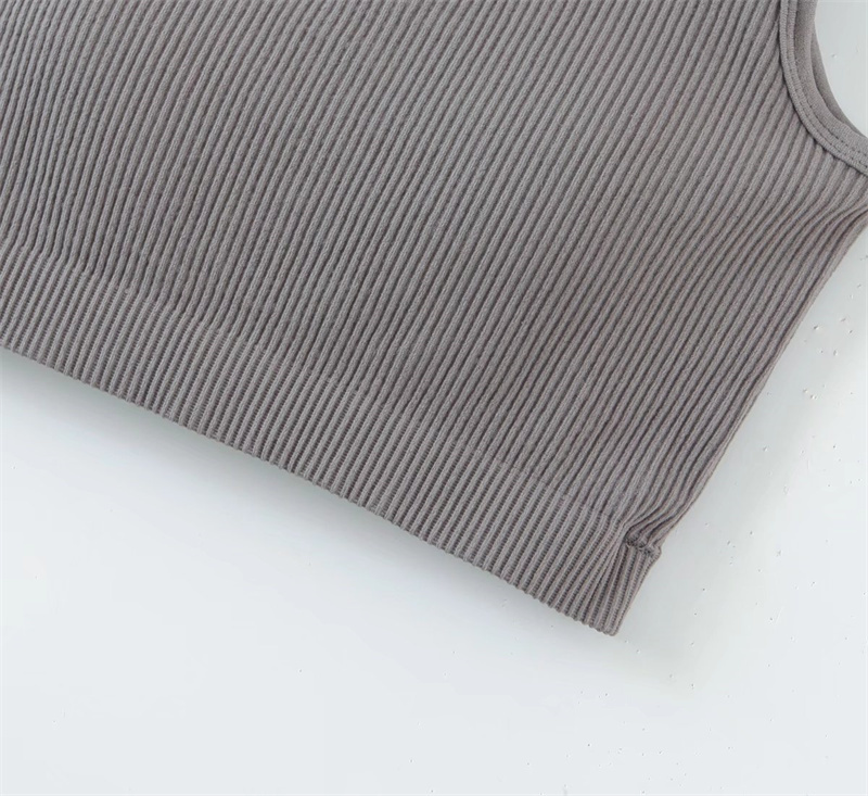 PUWD Elegant Women Sexy Backless Slim Soft Tank Summer Fashion Ladies Solid Color Sleeveless Short Tops Girls Crop Top 220316