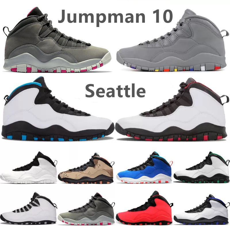 Jumpman 10 10s men basketball shoes Cool Grey Cement Dark Smoke Grey Powder Blue Desert Woodland Camo Seattle mens trainers sports Sneakers 40-47, Color#2
Jumpman 10 10s men basketball shoes Cool Grey Cement Dark Smoke Grey Powder Blue Desert Woodland Camo Seattle mens trainers sports Sneakers 40-47, Color#2