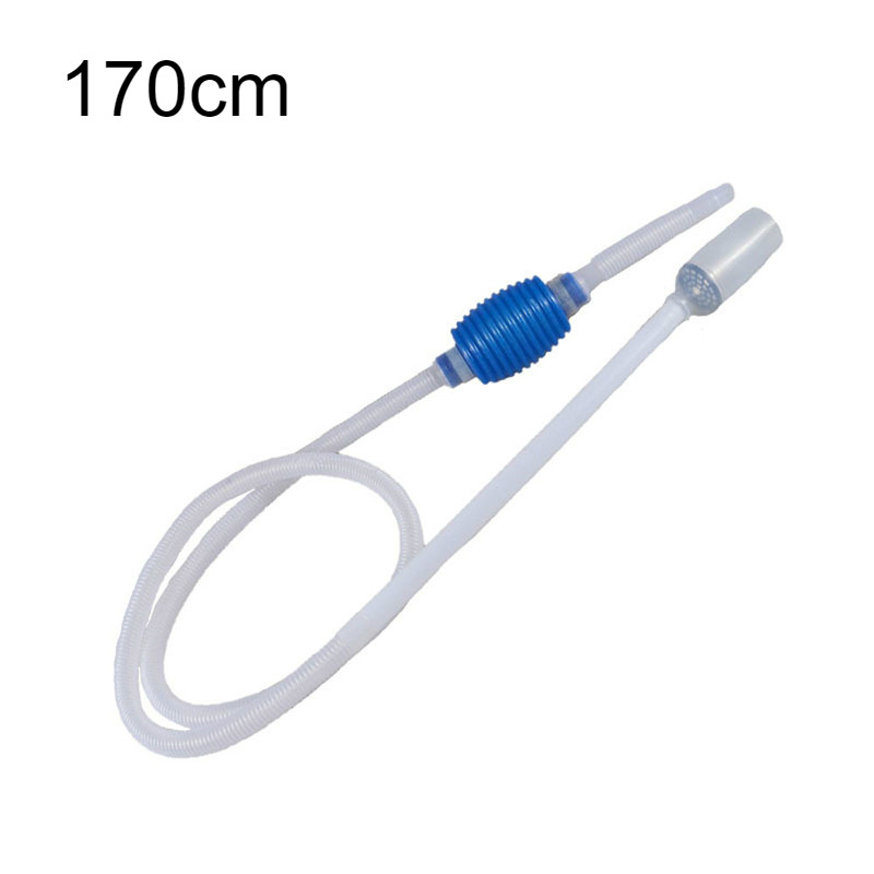Aquarium Siphon Fish Tank Syphon Vacuum Cleaner Pump Semi-automatic Water Change Changer Gravel Water Filter Acuario Accessories 0627
