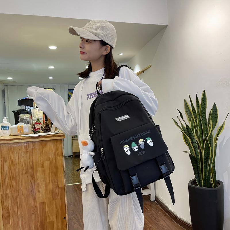 School Bags Schoolbag Female Korean High Student Harajuku Ulzzang Mori Backpack, Beige
School Bags Schoolbag Female Korean High Student Harajuku Ulzzang Mori Backpack, Beige