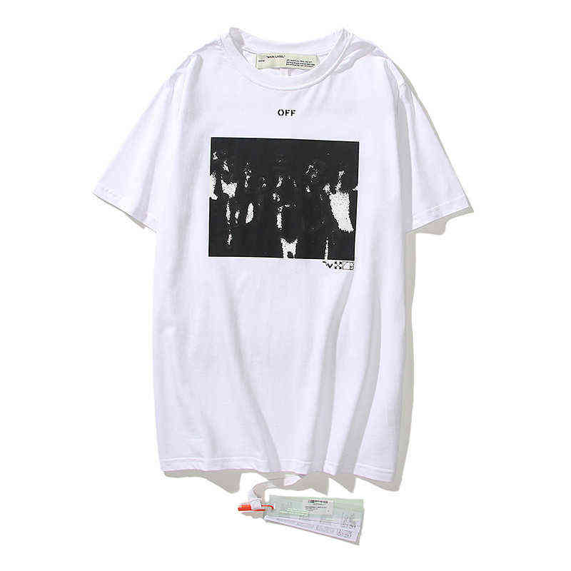 Factory Direct Sales Designer New Brand Short Sleeve Wholesale Ow Off Abstract Painting Arrow Fashion Round Neck T-shirt, White
Factory Direct Sales Designer New Brand Short Sleeve Wholesale Ow Off Abstract Painting Arrow Fashion Round Neck T-shirt, White