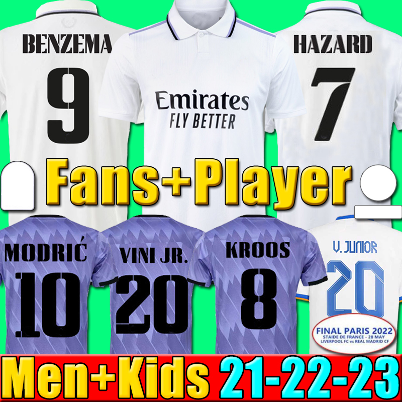 22 23 BENZEMA soccer jersey finals 14 champions football shirts VINI JR CAMAVINGA ALABA HAZARD ASENSIO MODRIC MARCELO VALVERDE MADRIDS men kids 2022 2023, P17 21 22 third kids
22 23 BENZEMA soccer jersey finals 14 champions football shirts VINI JR CAMAVINGA ALABA HAZARD ASENSIO MODRIC MARCELO VALVERDE MADRIDS men kids 2022 2023, P17 21 22 third kids