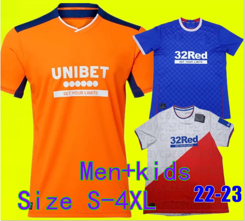 2022 2023 Glasgow FC Rangers Anniversary Soccer Jerseys Glasgow TRAINING CHAMPIONS 55 DEFOE HAGI BARKER KENT TAVERNIER 22 23 home Football Shirts Men + kids kit, 22/23 third
2022 2023 Glasgow FC Rangers Anniversary Soccer Jerseys Glasgow TRAINING CHAMPIONS 55 DEFOE HAGI BARKER KENT TAVERNIER 22 23 home Football Shirts Men + kids kit, 22/23 third