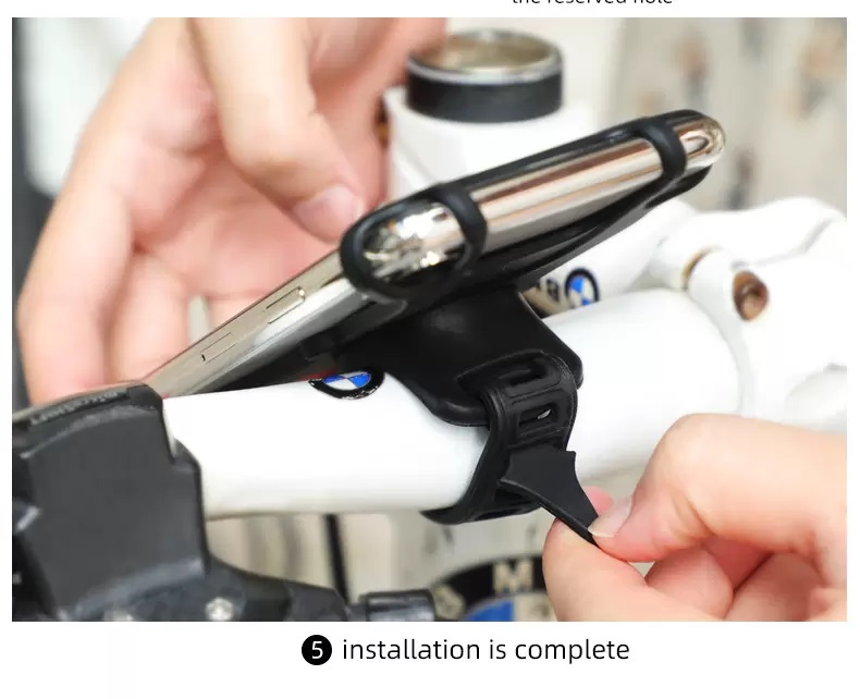 Flexible Bicycle Smartphone Holder 360 Rotation Silicone Bike Motorbike Mount Mobile Phone Accessories Holder