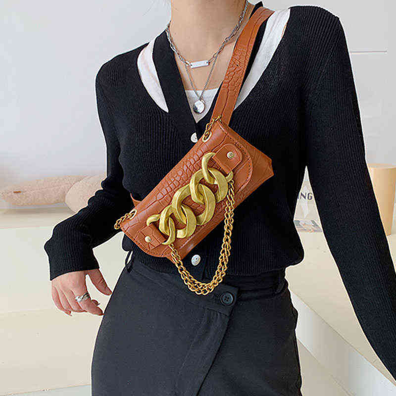 Fanny Packs Luxury Waist Belt Bag Women Thick Chain Fanny Pack and Phone Pack Fashion Leather Crossbody Chest Bags Waist Bag 220613
Fanny Packs Luxury Waist Belt Bag Women Thick Chain Fanny Pack and Phone Pack Fashion Leather Crossbody Chest Bags Waist Bag 220613