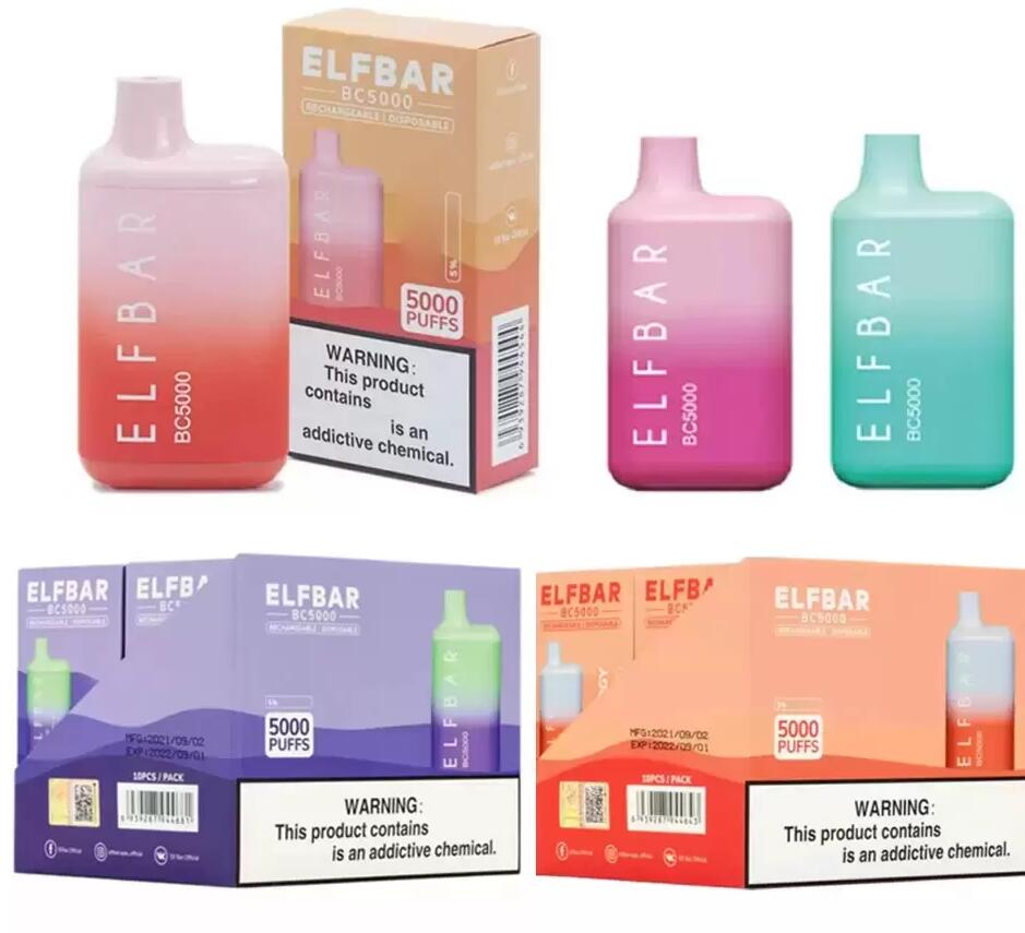 ELF BAR BC5000 E Cigarettes Disposable Vape 13ml 650mah Recharged Battery Vapes Box Device vs bang xxl puff plus flex
ELF BAR BC5000 E Cigarettes Disposable Vape 13ml 650mah Recharged Battery Vapes Box Device vs bang xxl puff plus flex