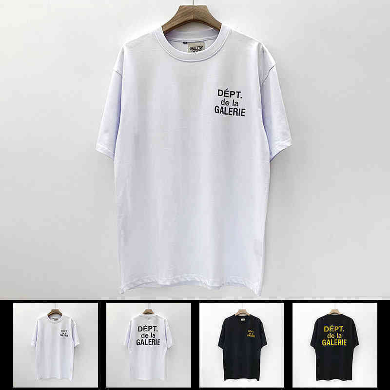 Designers Gallerydept T-shirts Trendy Gd Leisure High Street Hip Hop Summer New Os Loose Round Neck Short Sleeve T-shirt, White
Designers Gallerydept T-shirts Trendy Gd Leisure High Street Hip Hop Summer New Os Loose Round Neck Short Sleeve T-shirt, White