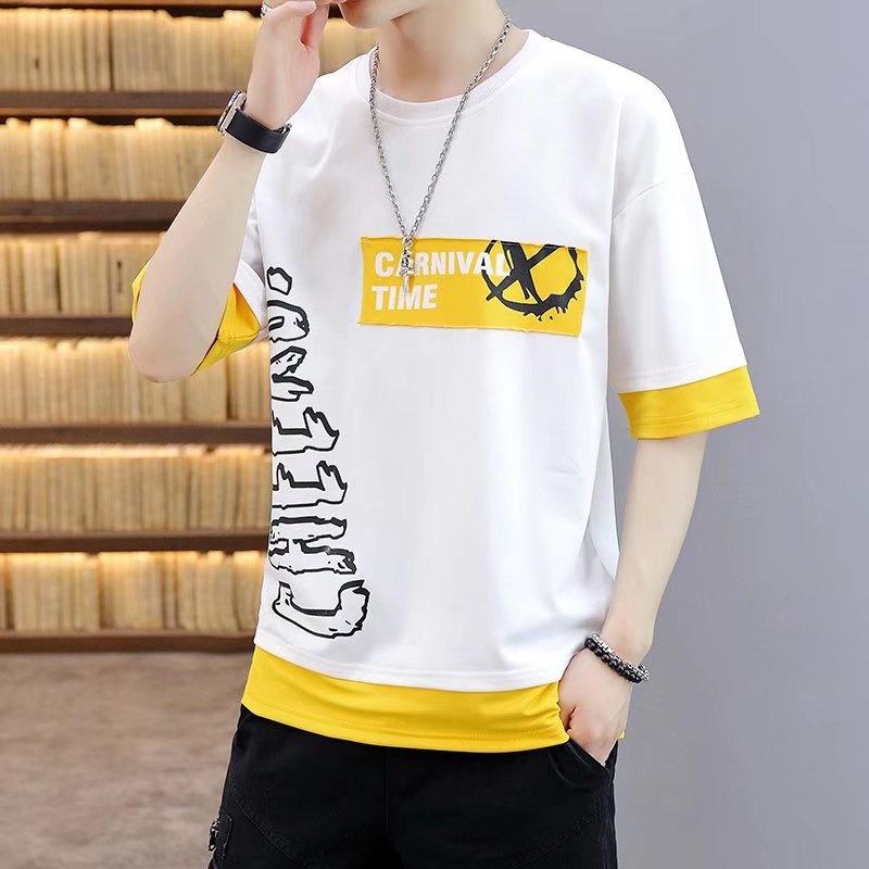 Men's T-Shirts SUMMER MAN Slim FASHION T-SHIRT PRINT Breathable Korean Style CLOTHING TSHIRT Blue TOP Harajuku Streetwear Graphic T ShirtsMe, By-d01 black
Men's T-Shirts SUMMER MAN Slim FASHION T-SHIRT PRINT Breathable Korean Style CLOTHING TSHIRT Blue TOP Harajuku Streetwear Graphic T ShirtsMe, By-d01 black