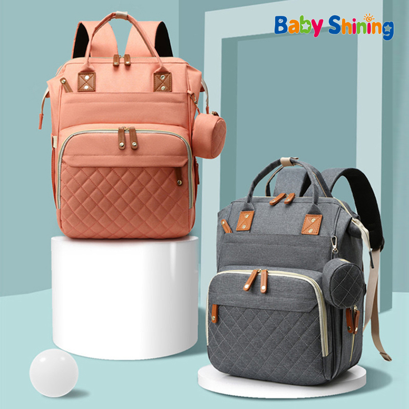 Baby Diaper Bags Stroller Pocket Mother Large Capacity Travel Nappy Backpacks Convenient Baby Nursing Bag Lightweight Waterproof 220514