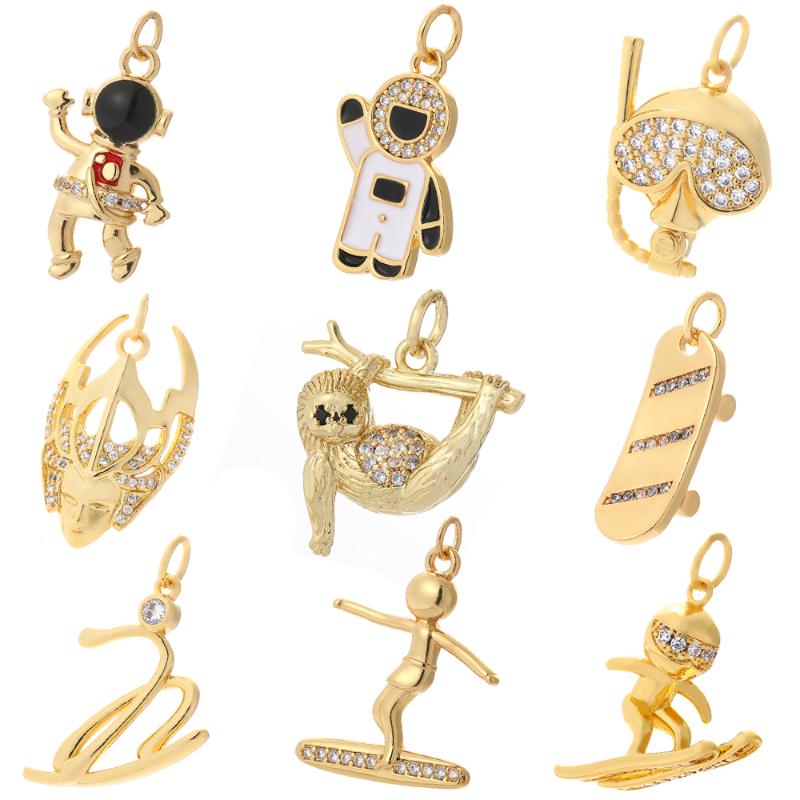 Charms Ski Surfing Diving Skateboard Sport Astronaut Diy Pendant Neckalce Cute Charm Gold Accessories Earring Bracelet MakeCharms
Charms Ski Surfing Diving Skateboard Sport Astronaut Diy Pendant Neckalce Cute Charm Gold Accessories Earring Bracelet MakeCharms