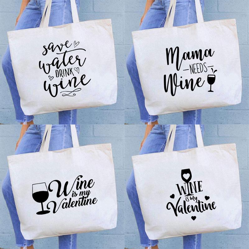 Evening Bags Wine Graphic Print Women Canvas Bag Funny Shopper Lady Reusable Shoulder Handbag Female Shopping 2022, 37v7-tbbk-e
Evening Bags Wine Graphic Print Women Canvas Bag Funny Shopper Lady Reusable Shoulder Handbag Female Shopping 2022, 37v7-tbbk-e