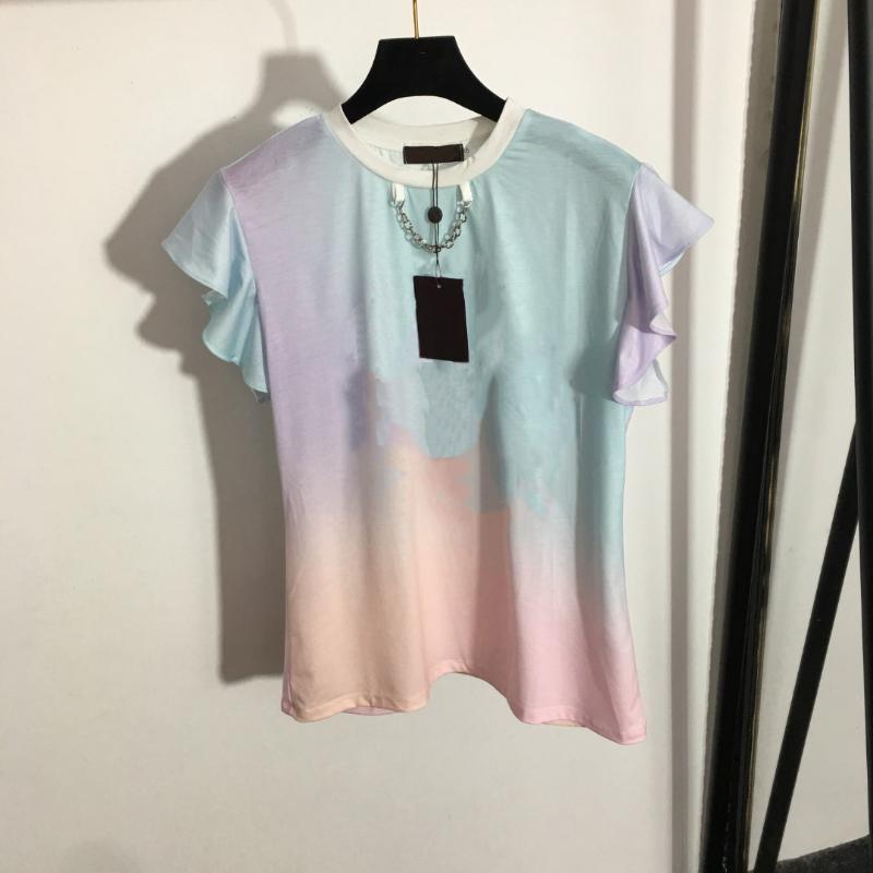 Women' T-Shirt Summer Fashionable Women T Shirt Tie-Dye Letter Printing Lotus Leaf Wide Sleeves FemaleT-shirt TopsWomen
Women' T-Shirt Summer Fashionable Women T Shirt Tie-Dye Letter Printing Lotus Leaf Wide Sleeves FemaleT-shirt TopsWomen
