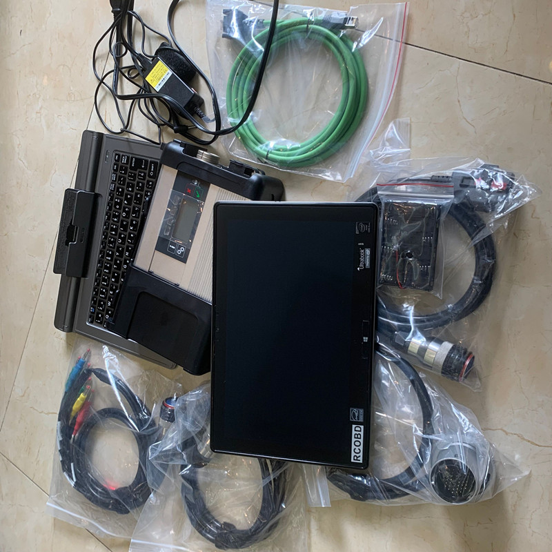 Super Chip Mb Star C5 With New SSD 2023.09 XENTRY/Vediamo/DTS V714 Diagnostic Laptop Best MB SD Connect C5 Ready Work