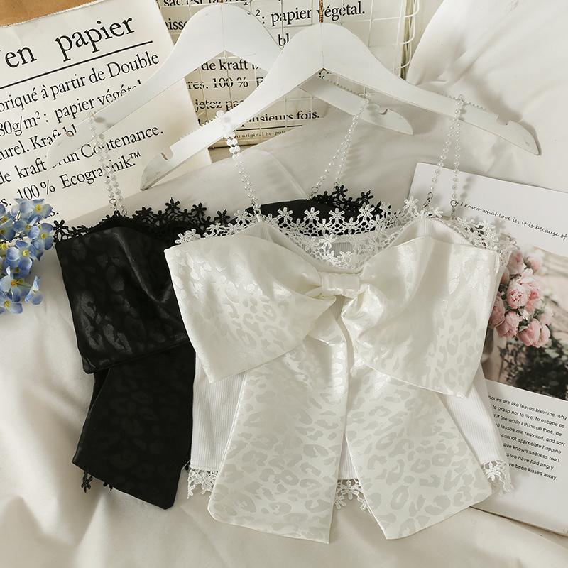 Women's Tanks & Camis Women Top Quality Bowknot Crop Female Patchwork Lace Trim Beading Spaghetti Straps Camisole Sleeveless Tees, White
Women's Tanks & Camis Women Top Quality Bowknot Crop Female Patchwork Lace Trim Beading Spaghetti Straps Camisole Sleeveless Tees, White