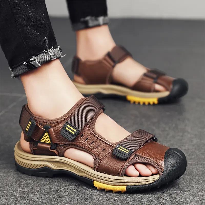 Sandals Men Summer Comfortable Casual Shoes Plus-sized Flats High Quality Beach Sandalias Hombre, Black
Sandals Men Summer Comfortable Casual Shoes Plus-sized Flats High Quality Beach Sandalias Hombre, Black
