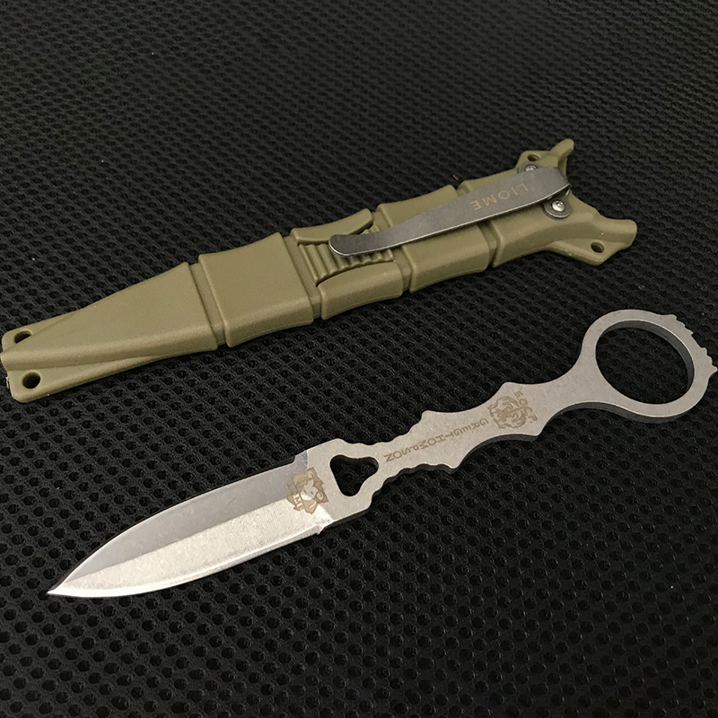 Outdoor Liome 176 Straight Knife Camping Hunting Survival Safety-defend Tactical Military Knives Pocket EDC Tool