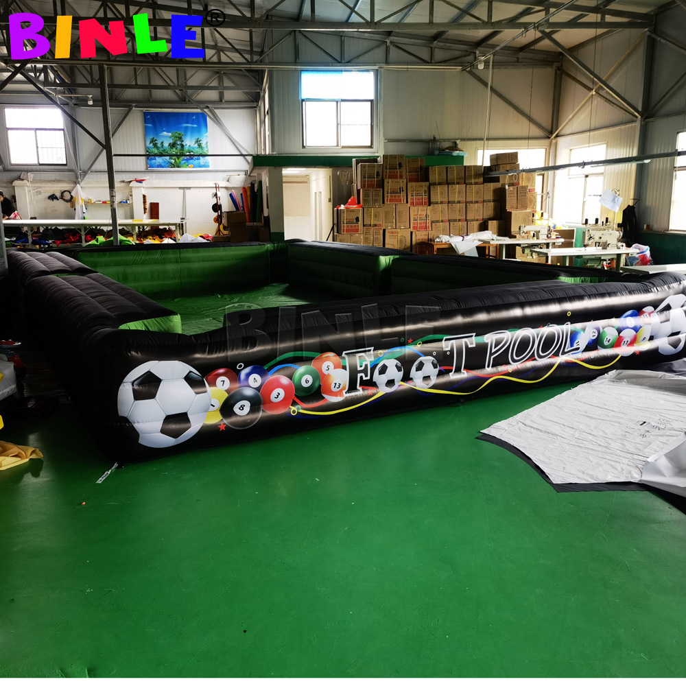 Hot Selling Human Inflatable Snooker Football/Soccer Table Pool Portable Snookball Funny Indoor Outdoor Sport Games