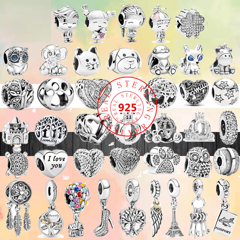 925 bracelet charms for Pandora charm set Original box Family Tree Dreamcatcher Boy Girls Balloon European Bead necklace charms jewelry
925 bracelet charms for Pandora charm set Original box Family Tree Dreamcatcher Boy Girls Balloon European Bead necklace charms jewelry