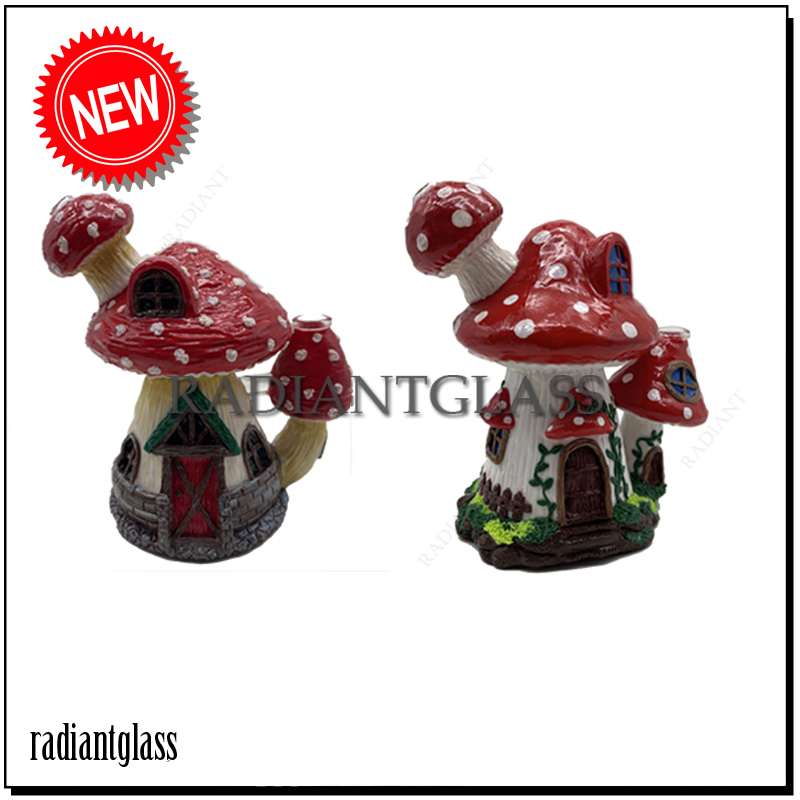 Hookahs Unique 7" 3D Mushroom Shaped Heady Glass Bong Wax Dab Rig Handmade With Herb Bowl Bong Wholesale China
Hookahs Unique 7" 3D Mushroom Shaped Heady Glass Bong Wax Dab Rig Handmade With Herb Bowl Bong Wholesale China