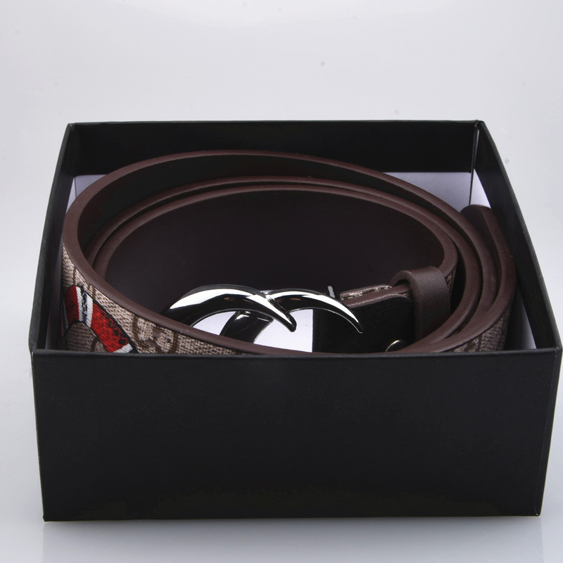 Designer Men Women Fashion Belt Womens Leather Belts Gold Silver and Black Buckle 985211, With box
Designer Men Women Fashion Belt Womens Leather Belts Gold Silver and Black Buckle 985211, With box